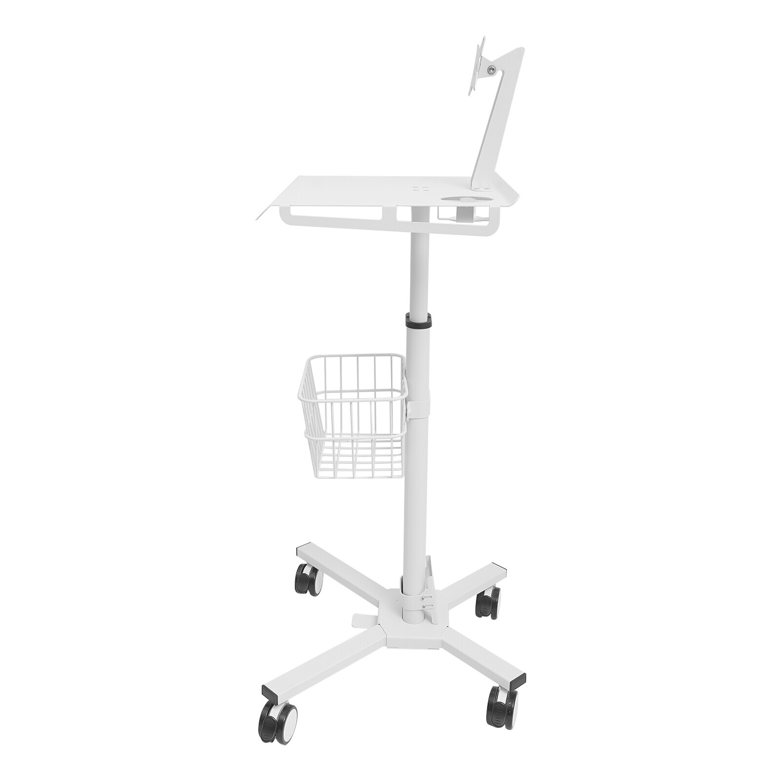 Adjustable Rolling Medical Cart with iPad Holder for Healthcare & Spa