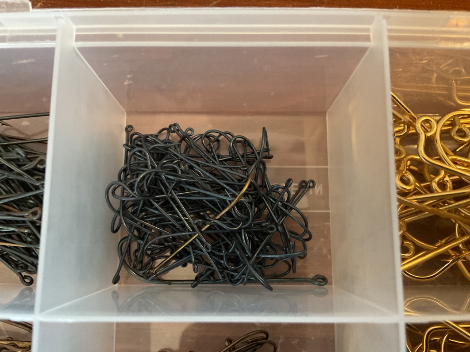 Lot Of Miscellaneous Fishing Hooks With Case