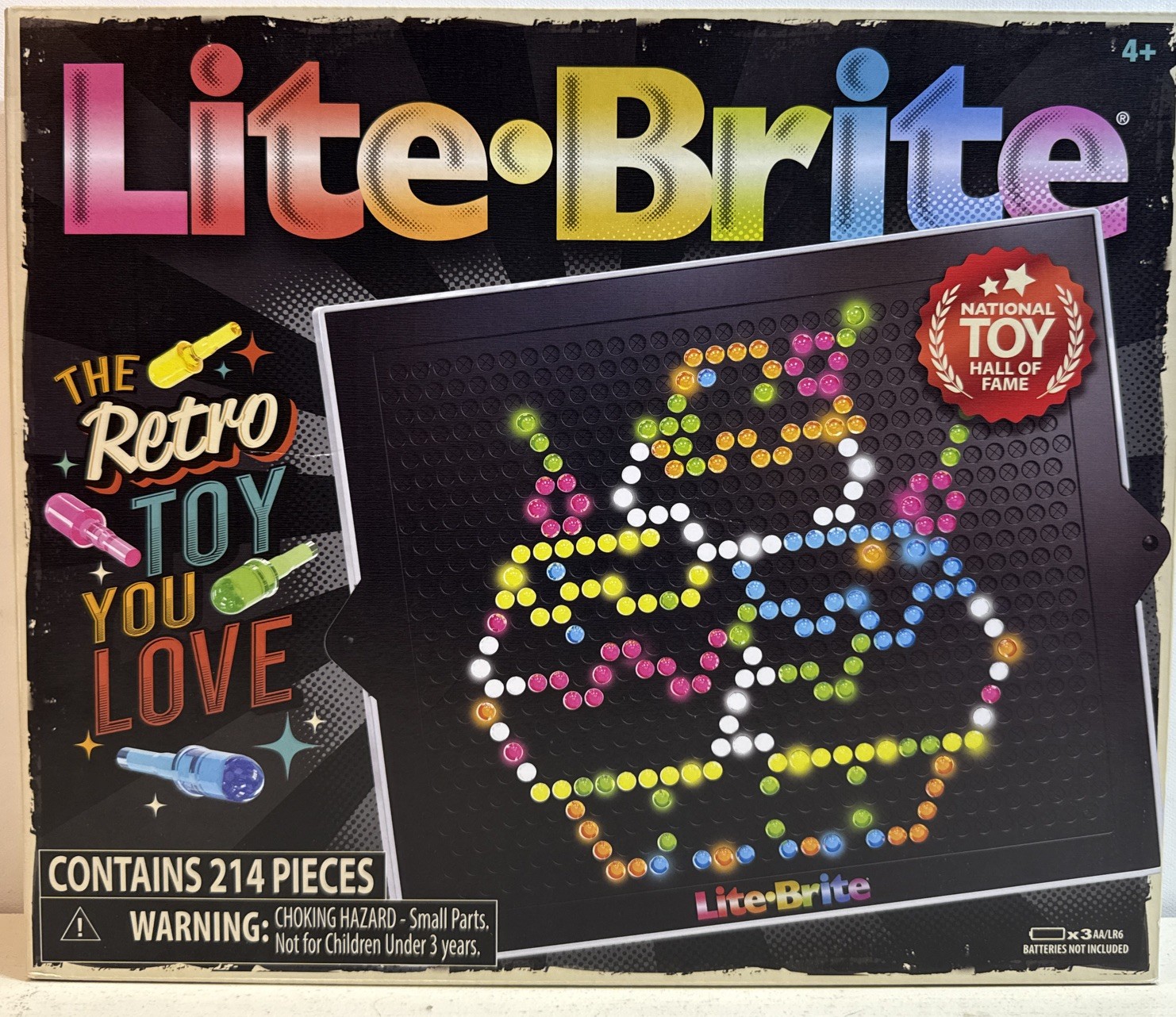 Lite Brite Classic Retro Toy 214 Pieces New