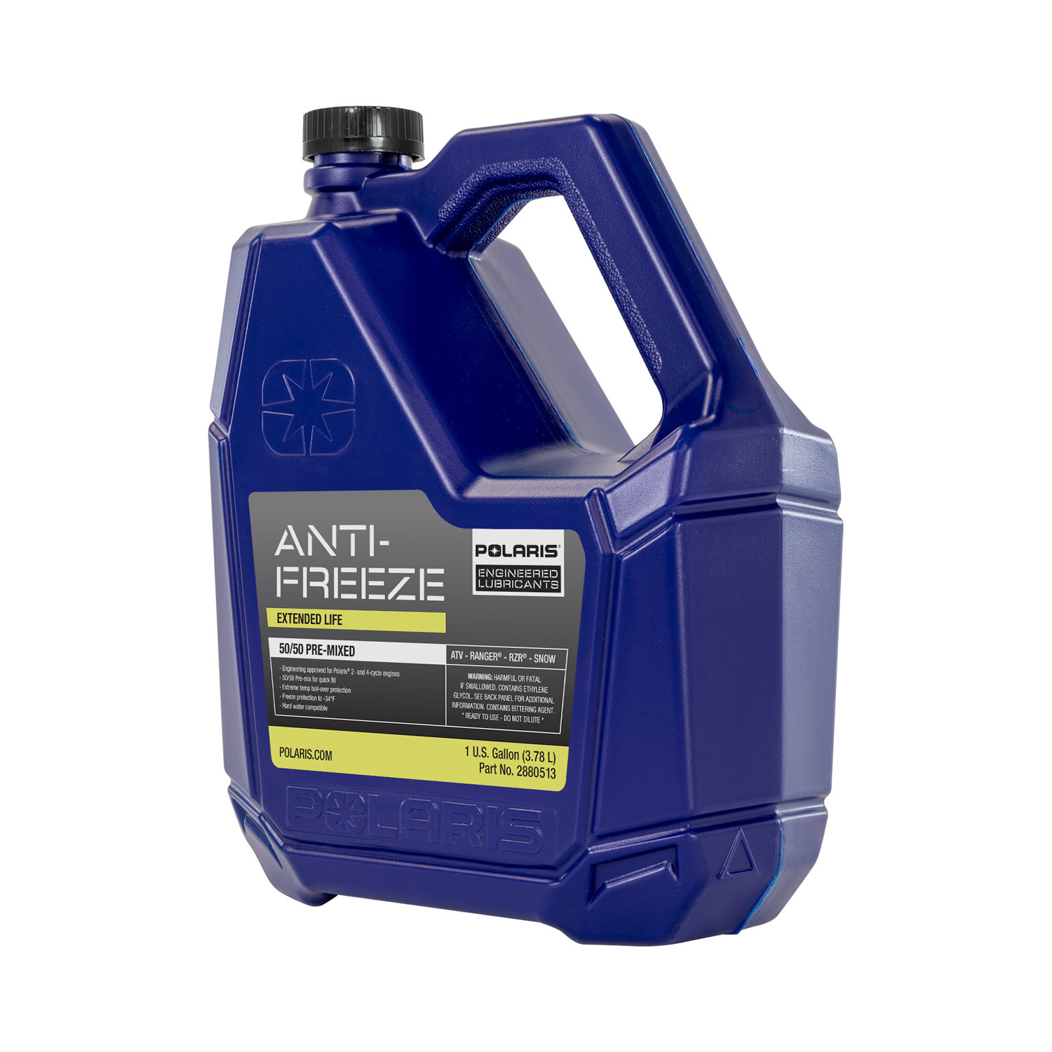 Polaris 50/50 Premix Extended Life Antifreeze for Snowmobile and Off Road