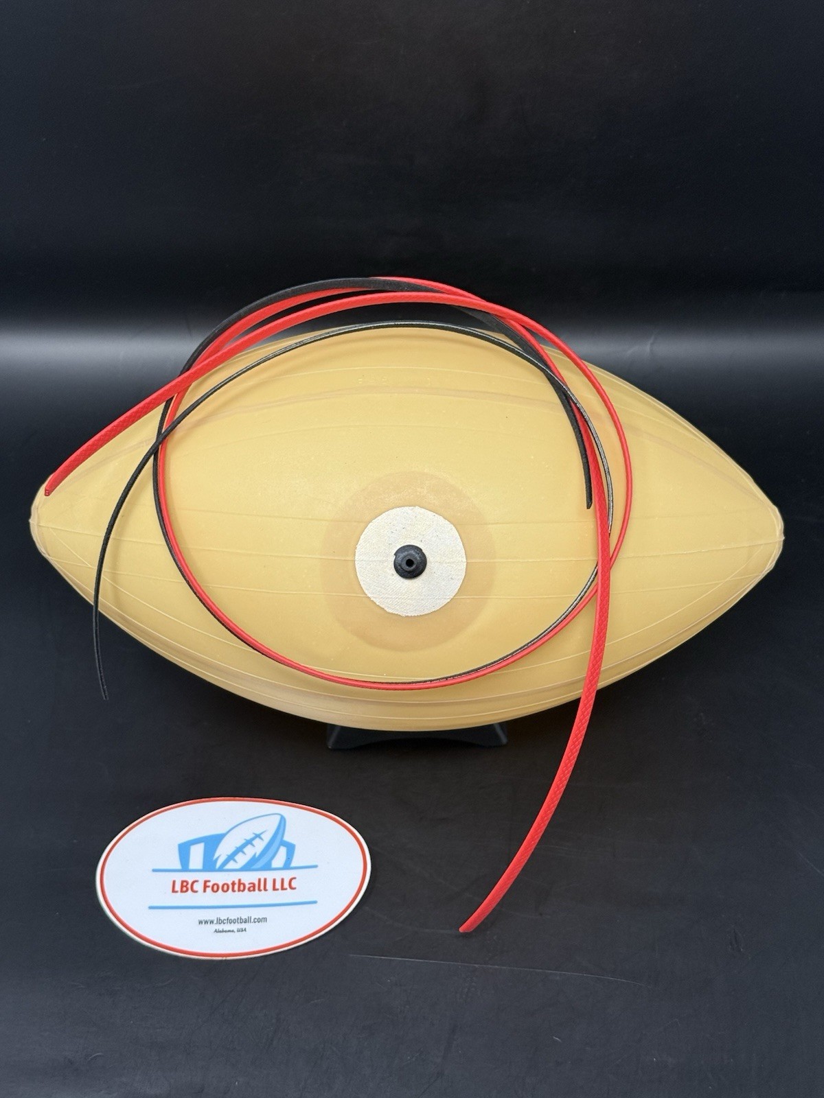 Full-Size Latex Football Bladder Repair Kit with Red Tacky Lace