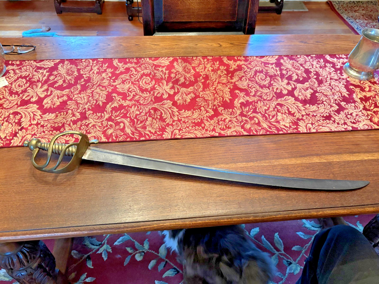 English Hanger Circa 1750-1758 ( Model 1751 ) Broad Arrow mark.