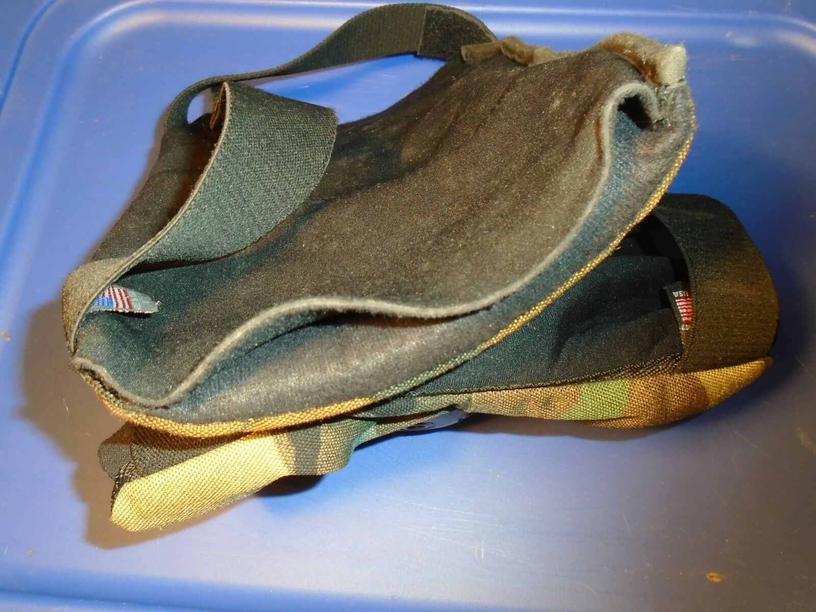 ELBOW PADS Bijans WOODLAND Camo USGI US Army Military MEDIUM NEW