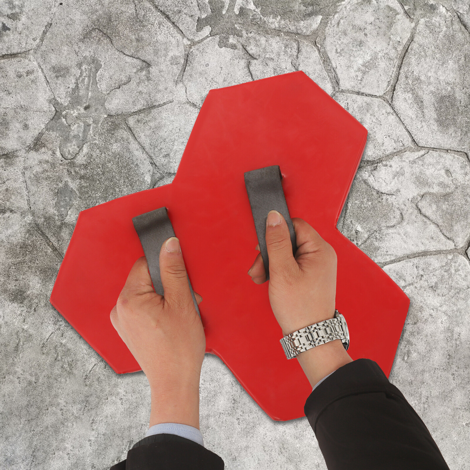 Concrete Texturing Skin Seamless Concrete Stamp Mat Stone Slate Cement Mold Tool