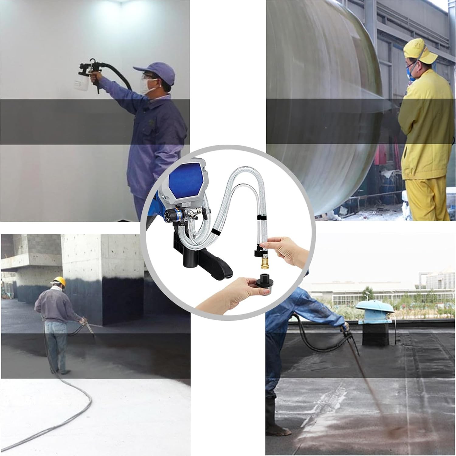 288716 Inlet Suction Strainer Thread for Airless Paint Sprayer, 288716, Black