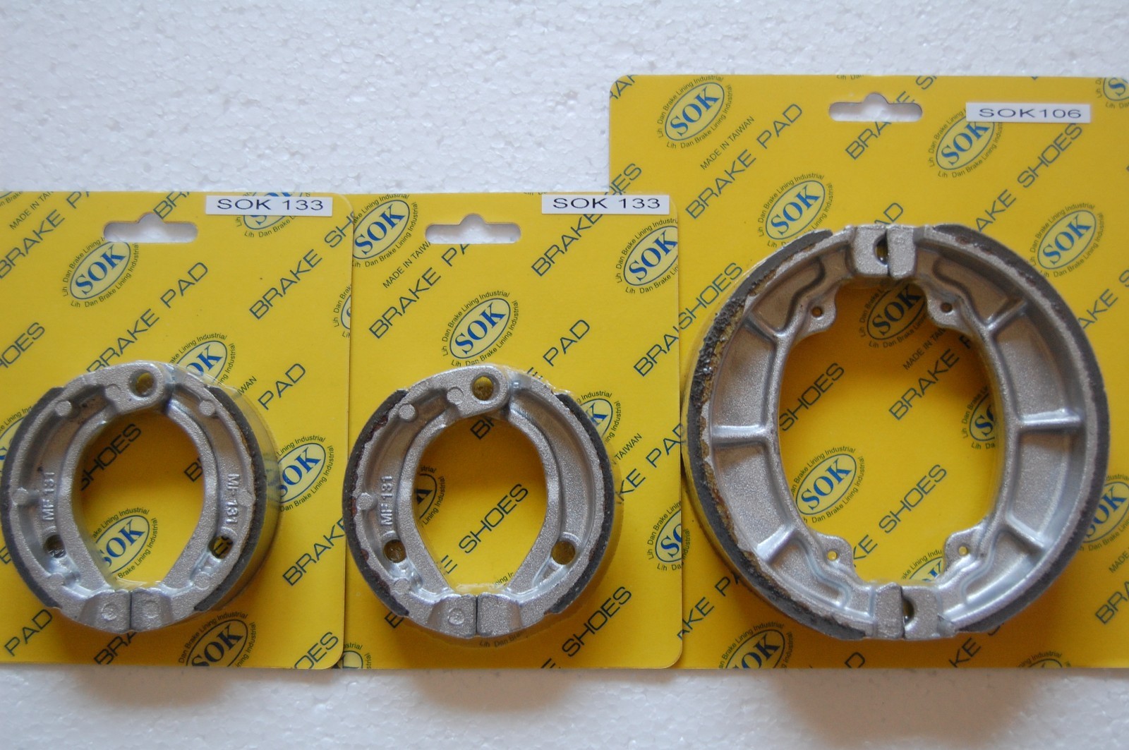 FRONT&REAR BRAKE SHOES fit Can-Am DS 50 70 90, 2007-2022 DS50 DS70 DS90