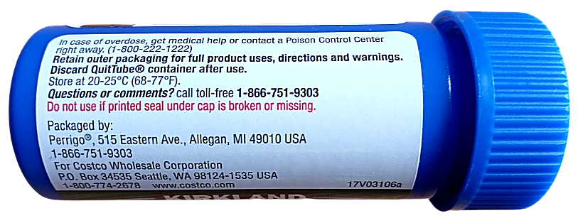 Kirkland Quit 2 mg Lozenge 270 Pieces Nicotine Polacrilex Stop Smoking Aid 01/26