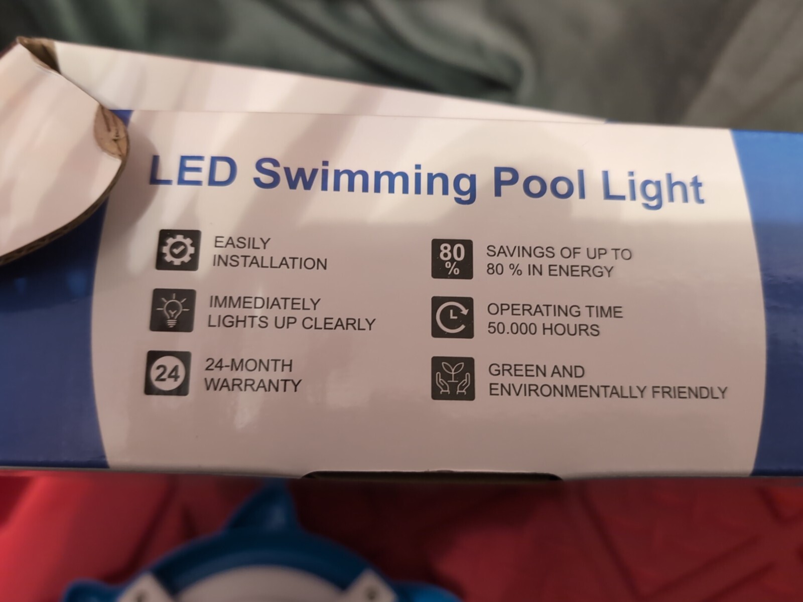 Anerbili LED Pool Light For Frame Swimming Pool Tested New