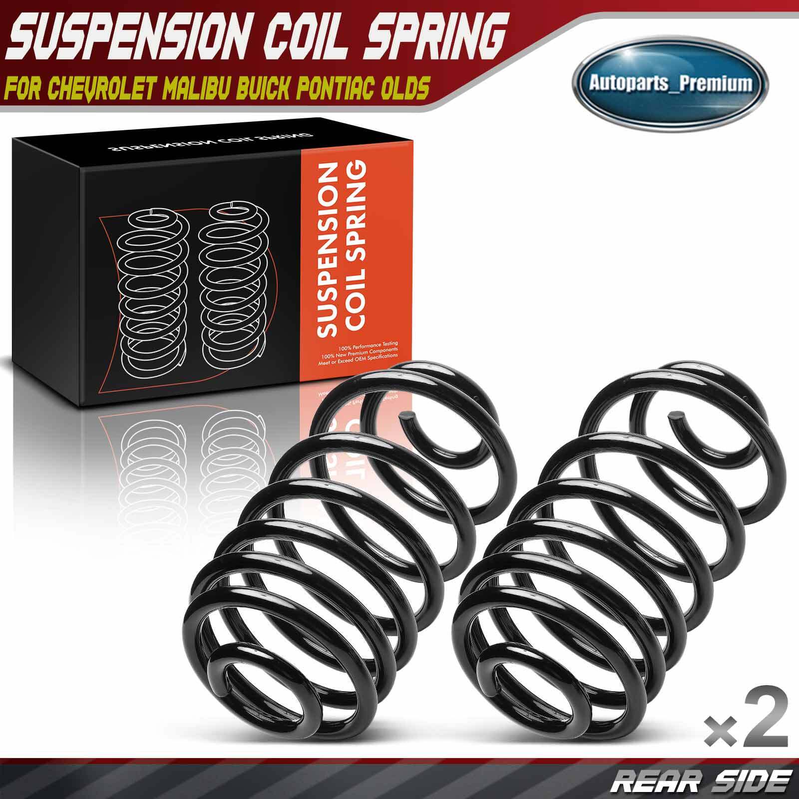 2Pcs Rear Coil Springs for Chevrolet Malibu Buick Century Pontiac Olds Cutlass