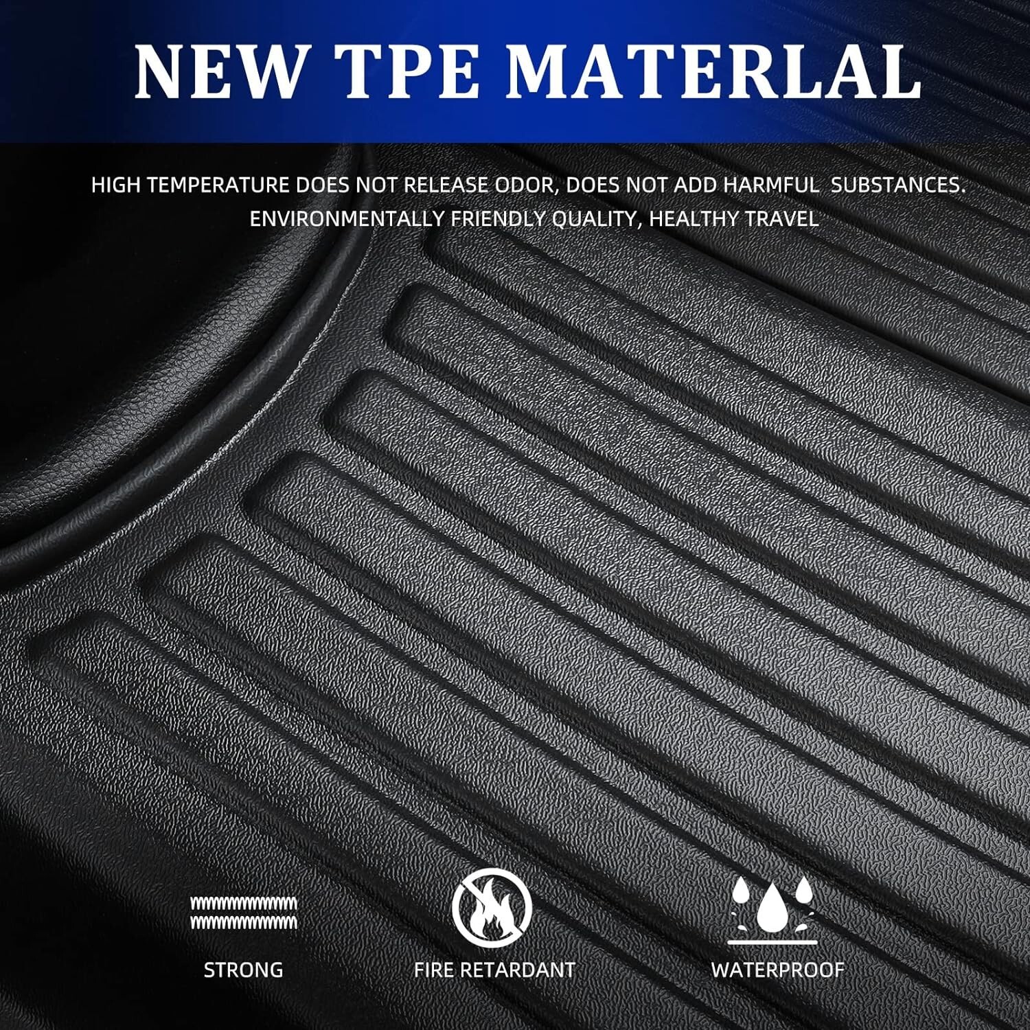 Floor Mats For 2011-23 Dodge Charger RWD/Chrysler 300 RWD Liner Front & Rear