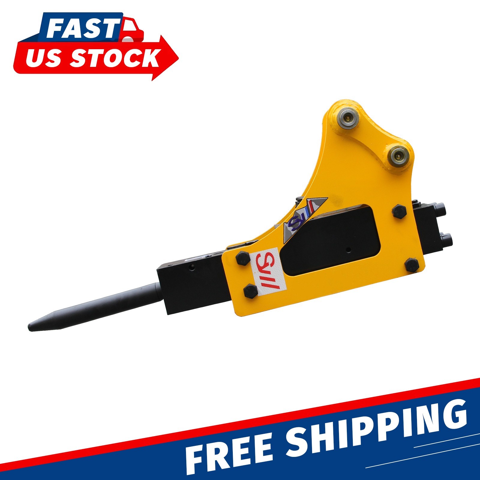 Hydraulic Breaker Hammer Attachment for 1-1.5Ton Mini Excavator Hammer Free Ship