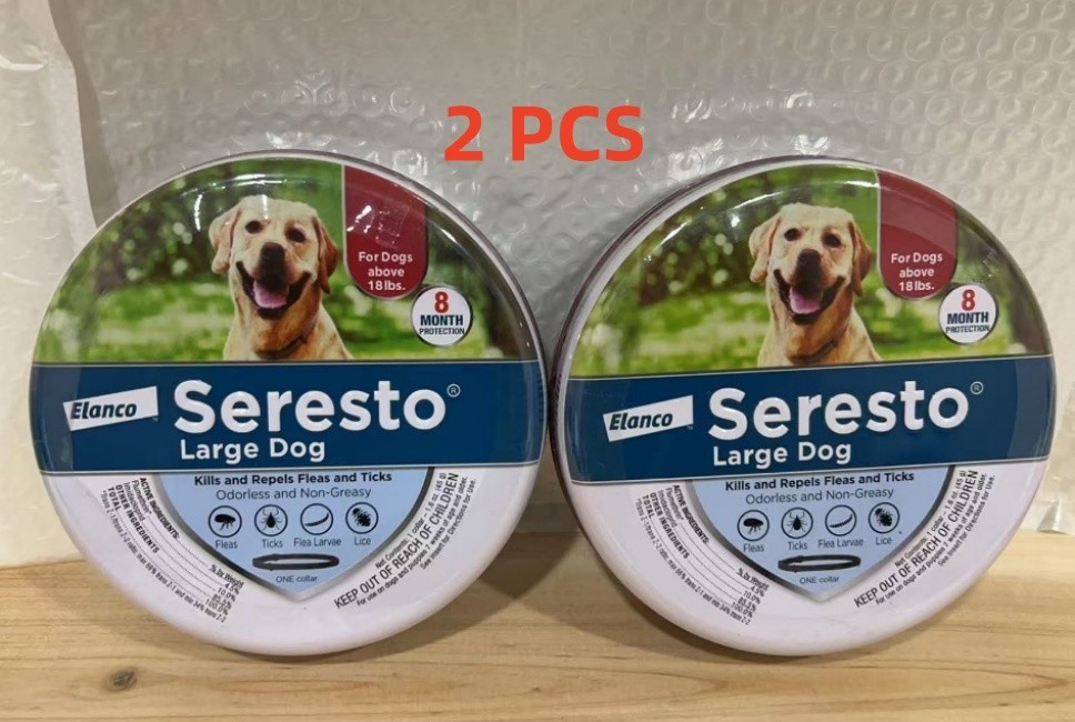 2PCS（Sealed）2026Seresto Collar for Large Dog Small Dog Cat 8 Months Protection