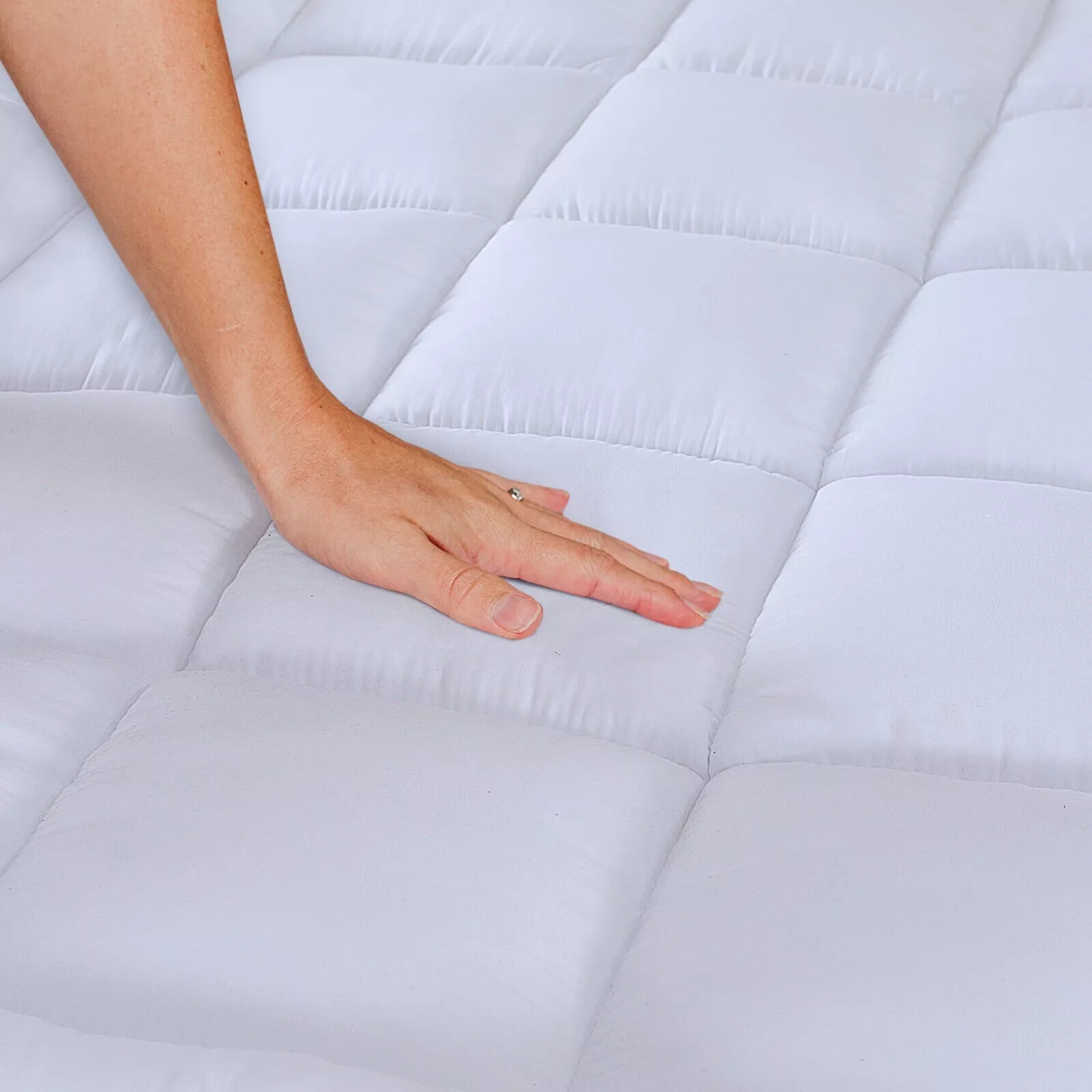 10CM Thick Mattress Topper Quilted Cooling Mattress Topper Mattres Pad Twin King