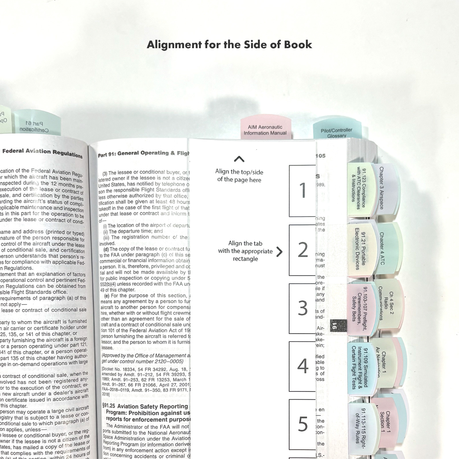 DIY KIT ASA 2026 FAR/AIM Book + 50 Tabs for Commercial Rating