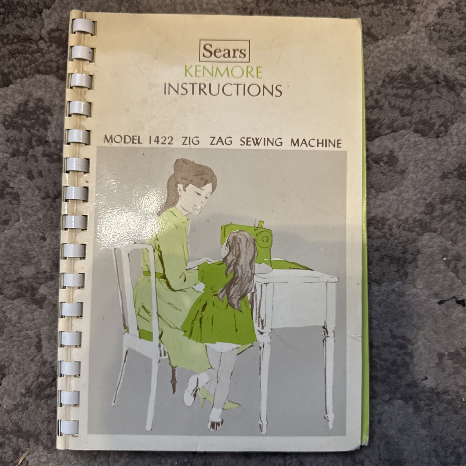 Sears Kenmore Model 1422 Zig Zag Manual: Sewing Machine Instructions User Guide