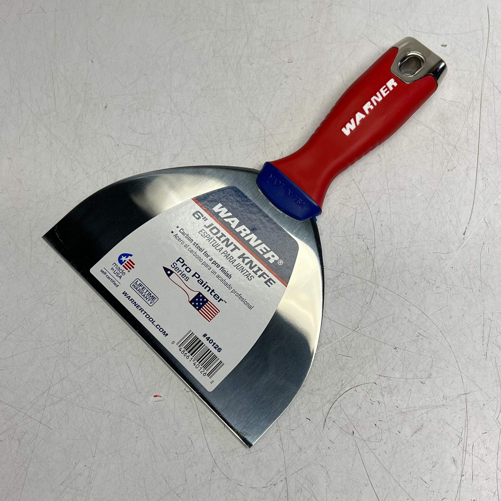 WARNER (2 PACK) Pro Painter Series Finish Joint Knife 6" Red/Blue 40126