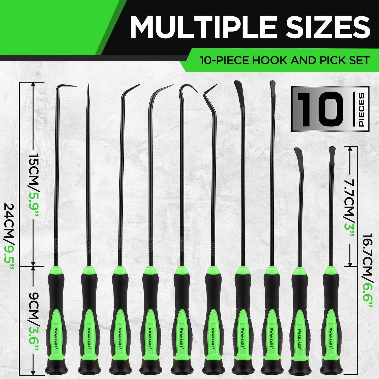 Swanlake Pick And Hook Set Pick Tool Set For Car Auto Oil Seal/o-ring Seal G...