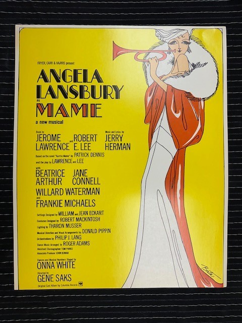 ANGELA LANSBURY MAME  POSTER VINTAGE 16''x20'' RARE