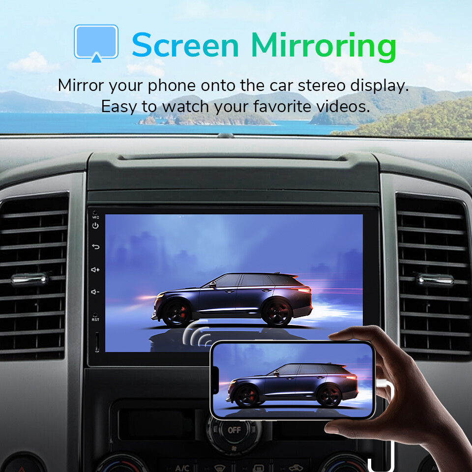 Eonon 7" 2 Din Car Stereo Radio Android 10 8-Core GPS Navigation CarPlay No DVD