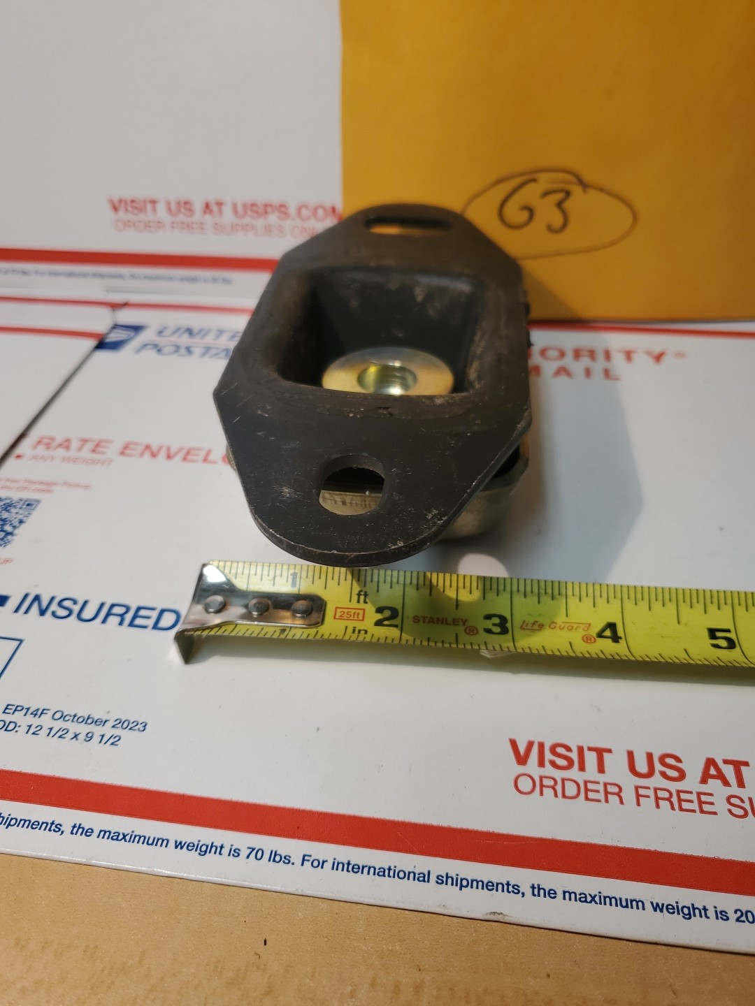 VOLVO PENTA TMD 22 ENGINE ISOLATER/ MOUNT #858161/846765 5321338-001 NEW, G2