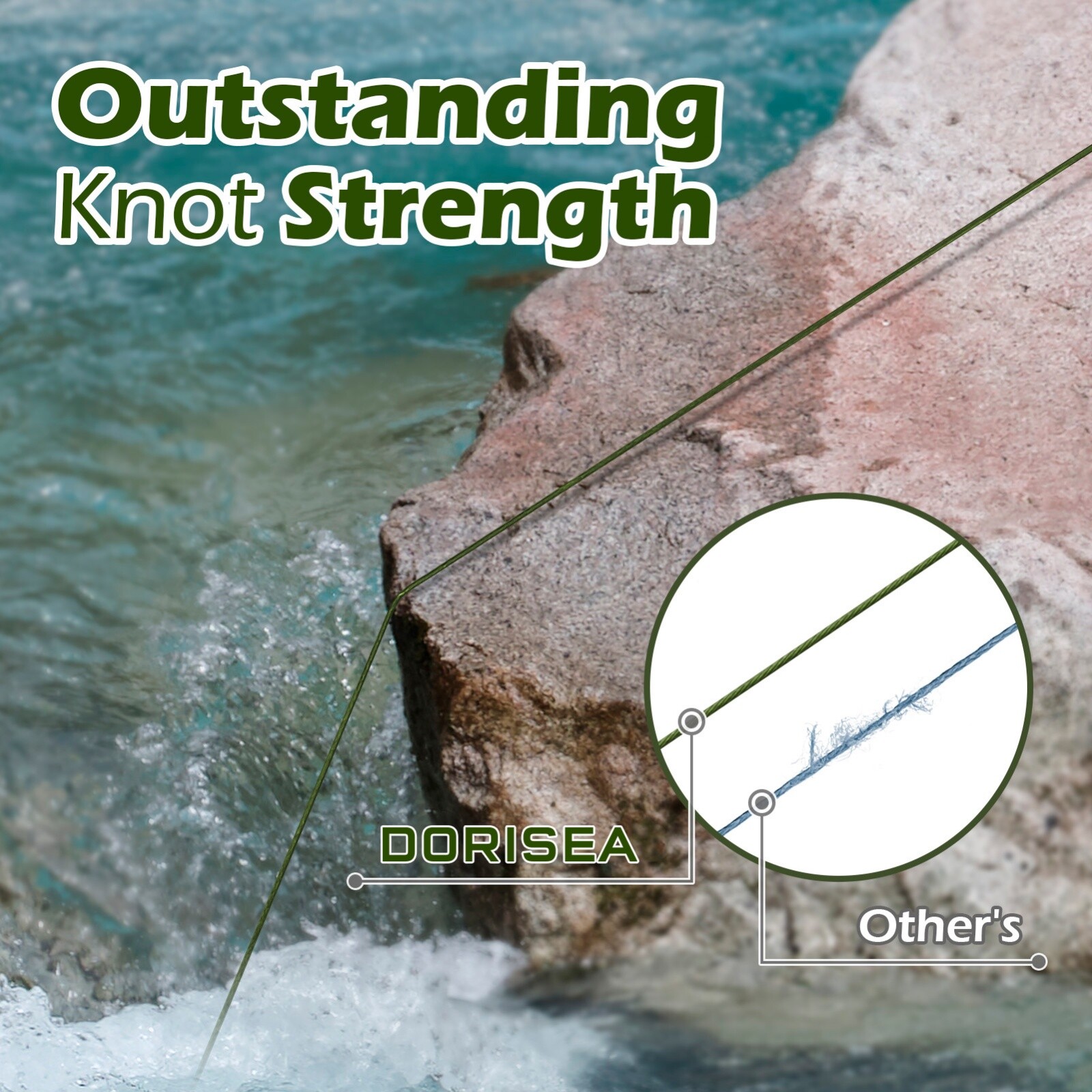 Dorisea 100M-2000M Black Extreme PE Dynema Braided Fishing Line 6LB-300LB USA