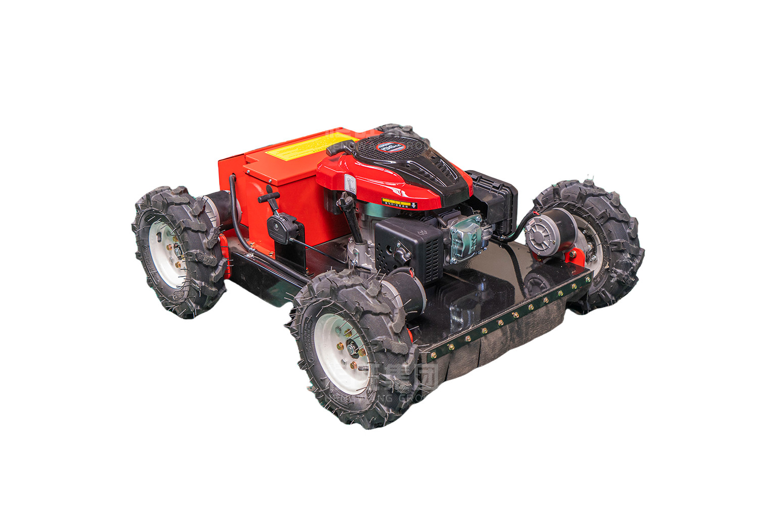 200m Household Gasoline Remote Control Lawn Mower With Large Mowing Area