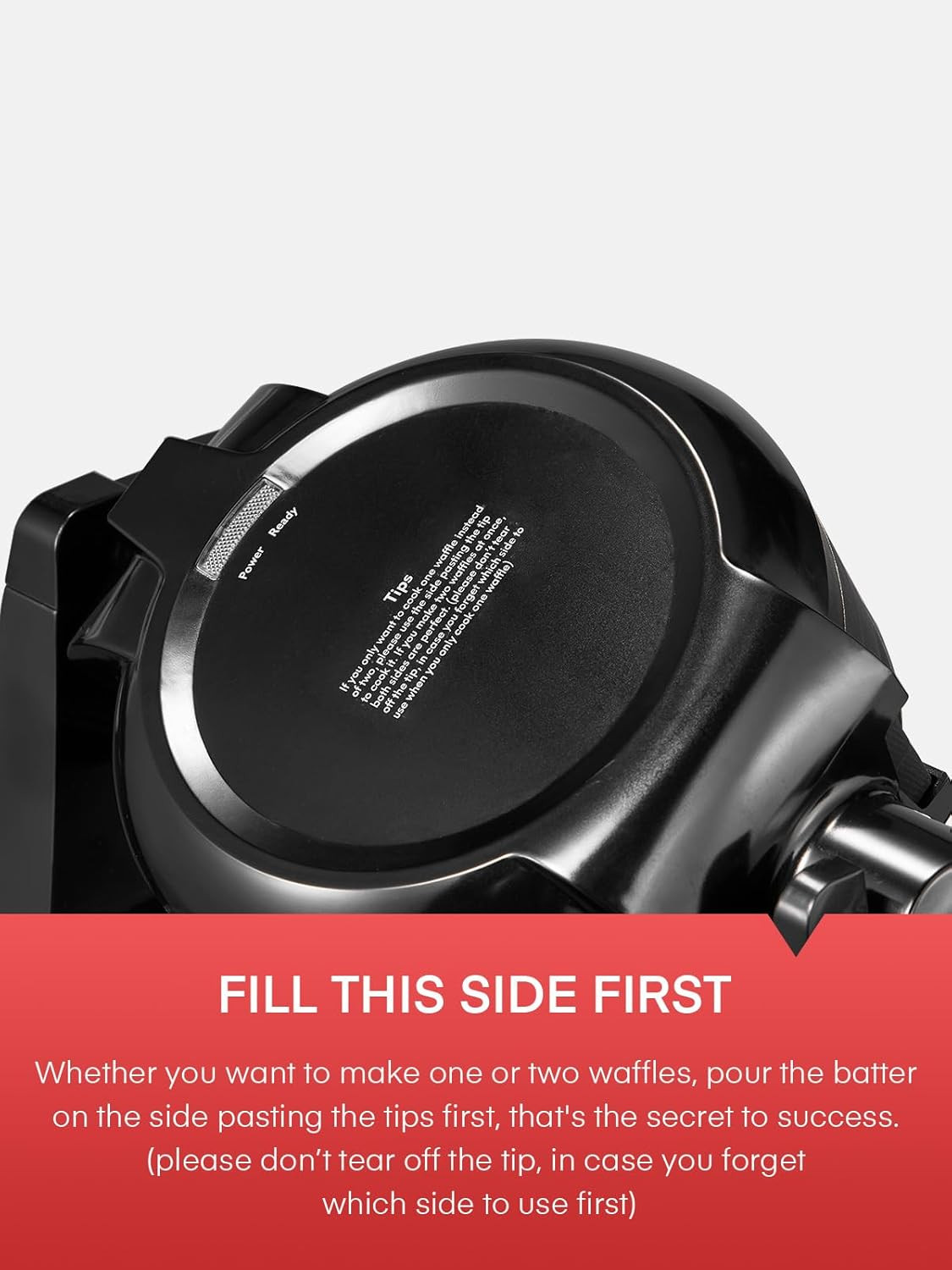 Commercial Hotel Double Belgian Waffle Maker Iron Rotating Baker Pan Machine US