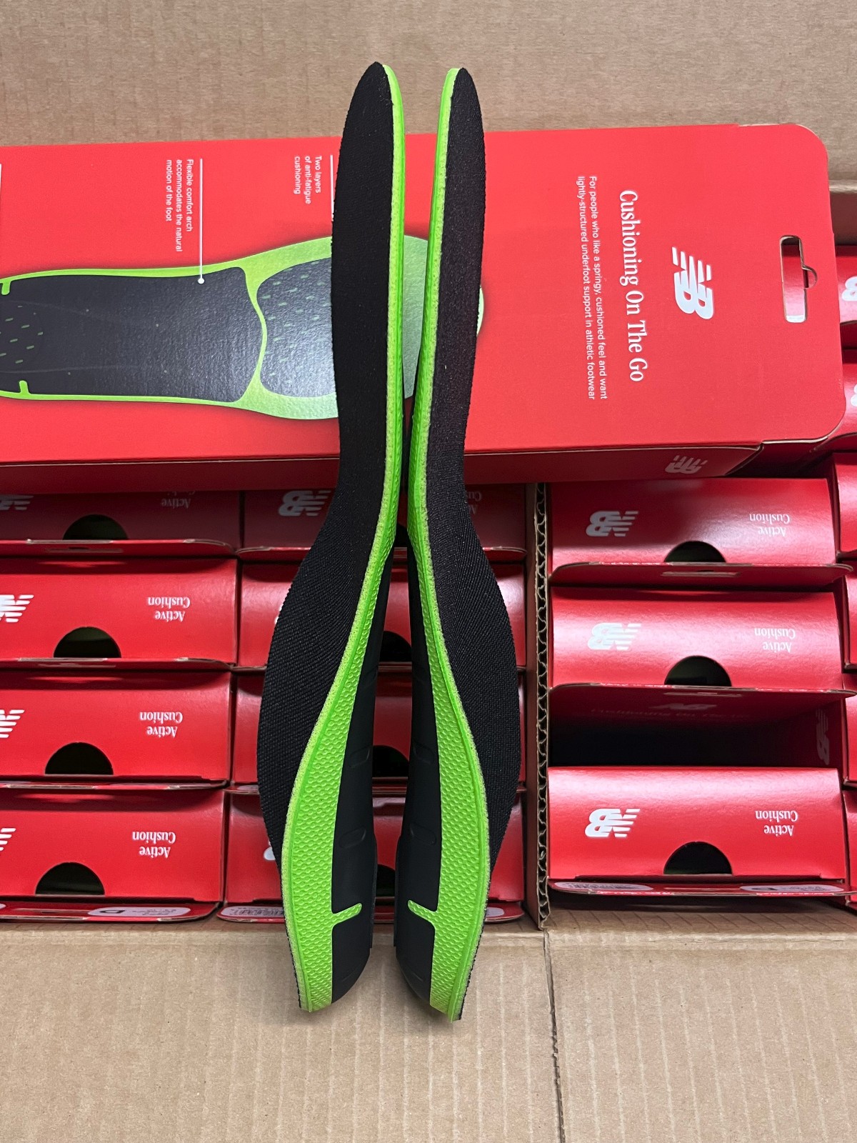 Unisex New Balance Black active Cushion Insoles D Men 7.5-9 Women 8.5-10