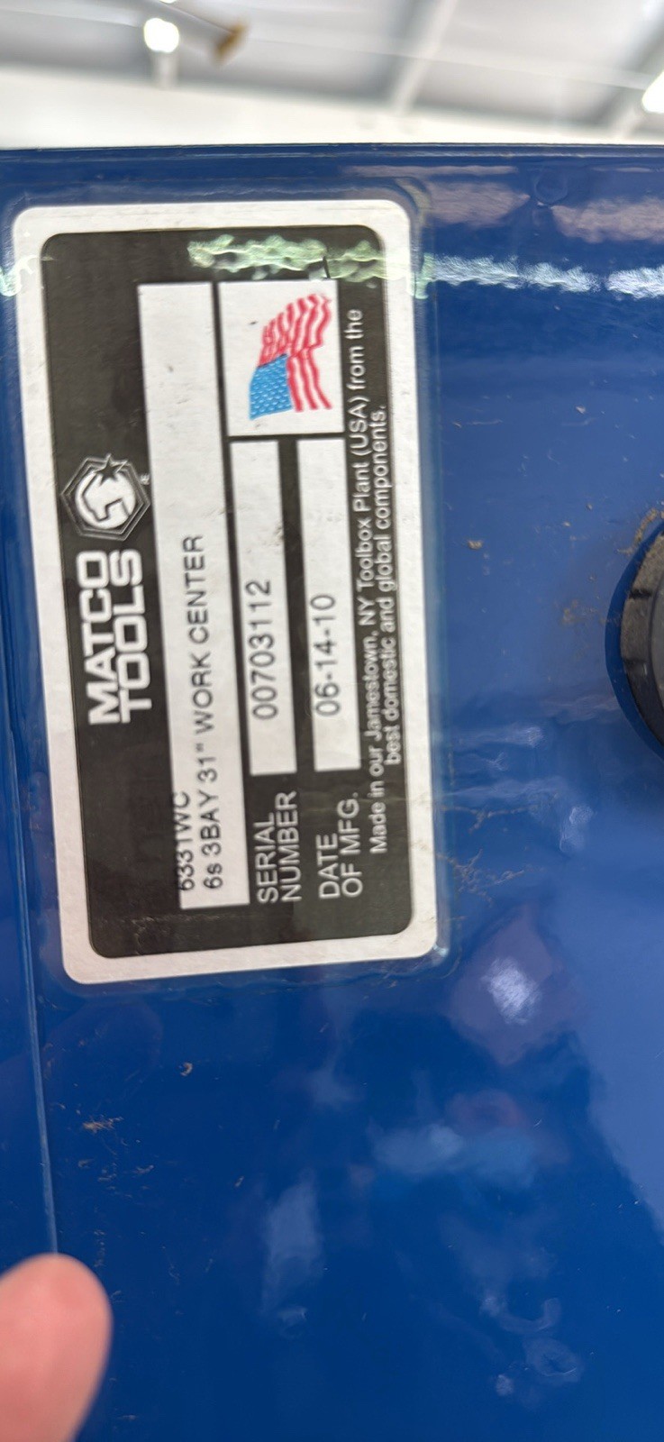 Matco Metallic Master Mcanic Toolbox