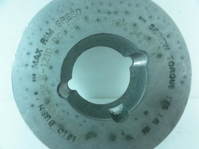 189773 Old-Stock; Dodge 118191 Bushed V-Belt Pulley; 3.95" OD; 1 Groove