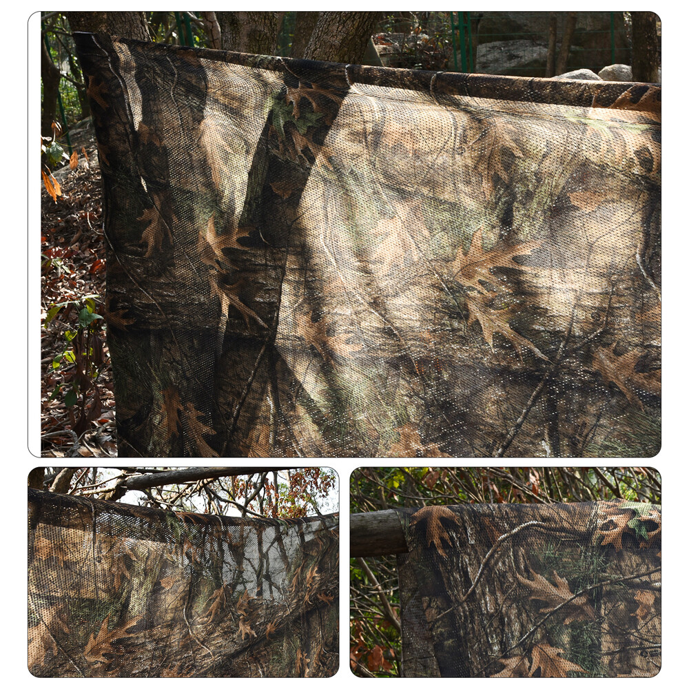 Camo Netting Burlap Cradle Military Camouflage Mesh Netting for Camping Hunting