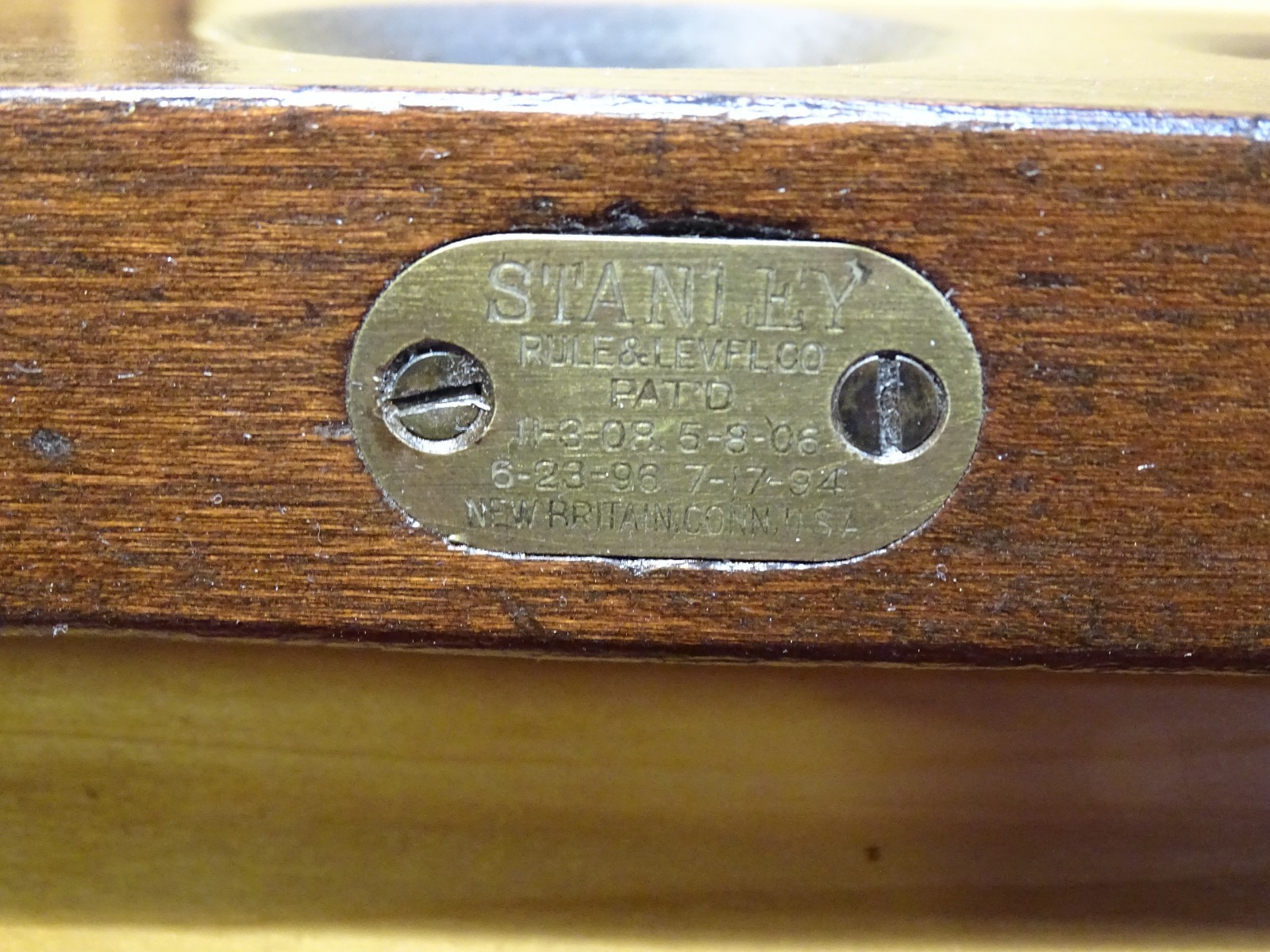 Stanley Rule & Level 26" No. 13 Adjustable Level & Plumb Refurbished Condition.