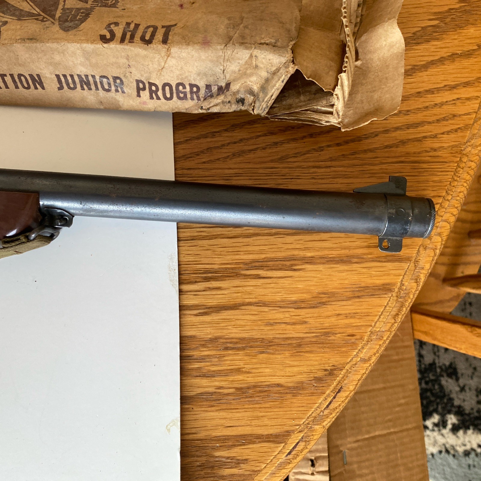 VTG Daisy MFG DEFENDER REPEATER No. 142 Pump Action BB Rifle Plymouth MI W/ Box