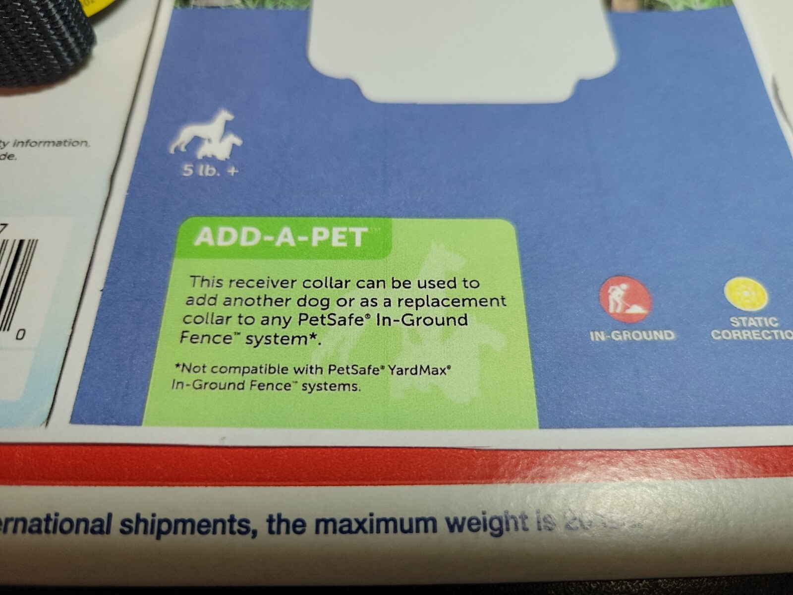 PETSAFE Dog Fence Receiver Collar Rechargeable PUL-UL-275 PIG00-13737 300-1548