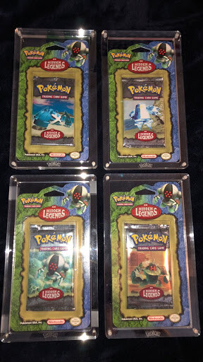 Pokemon Booster BLISTER Pack Acrylic Protective Magnetic display Case With logo