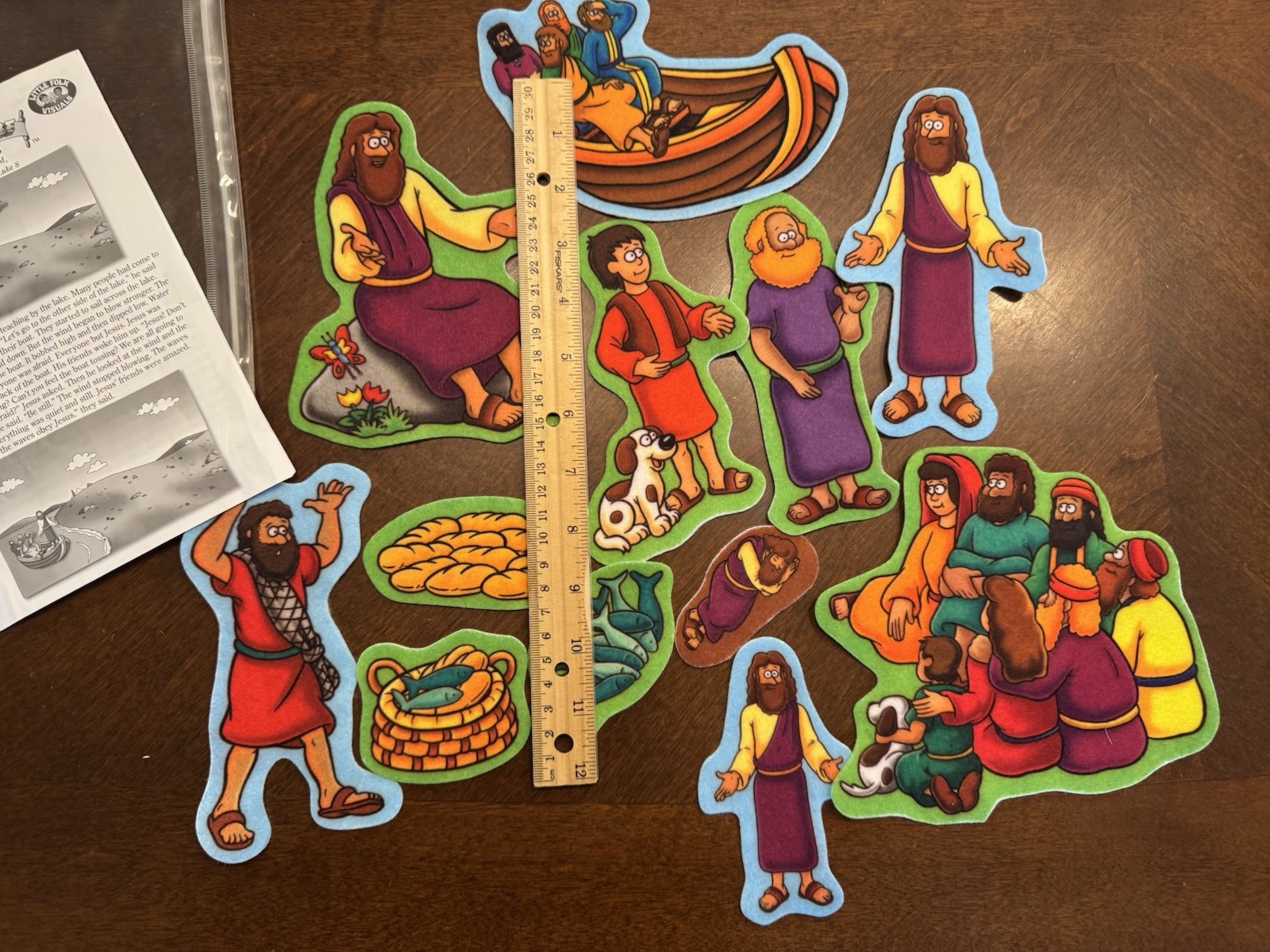The Beginners Bible Story Felt Figures for Flannel Board Miracles Of Jesus w