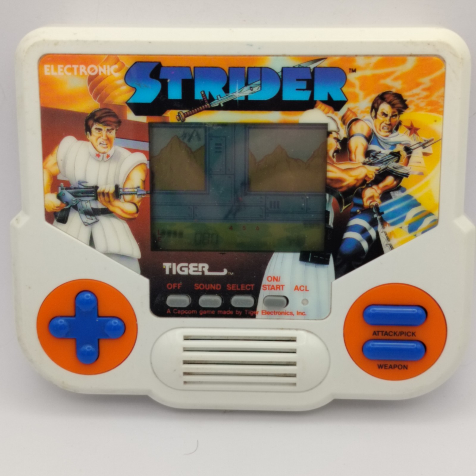 Tiger Electronics Strider Handheld LCD Video Game 1988 Tested Works Vintage