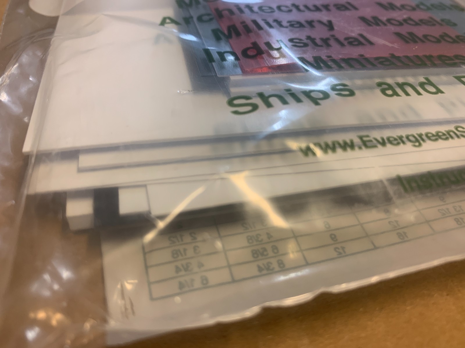 #9002 Evergreen Styrene Sheet Plastic Assortment Odds & Ends 8+ Ounces