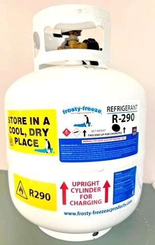 RI34a Replacement, 10 Lbs., Industrial Natural Organic Modern Refrigerant R-290