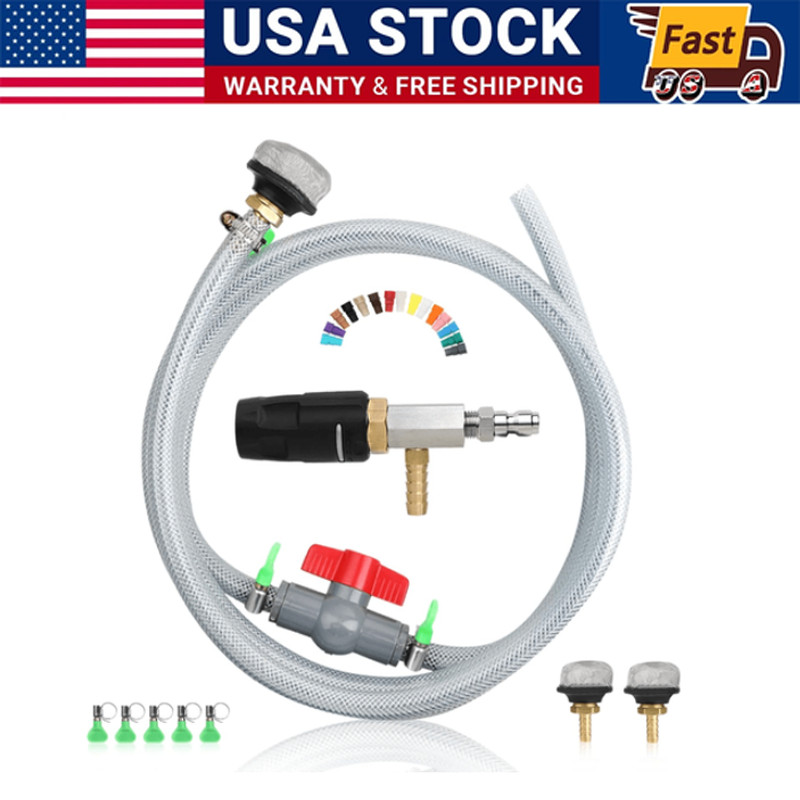 Pressure Washer Adjustable Long Range Downstream Injection Nozzle Kit 4-4.5 GPM