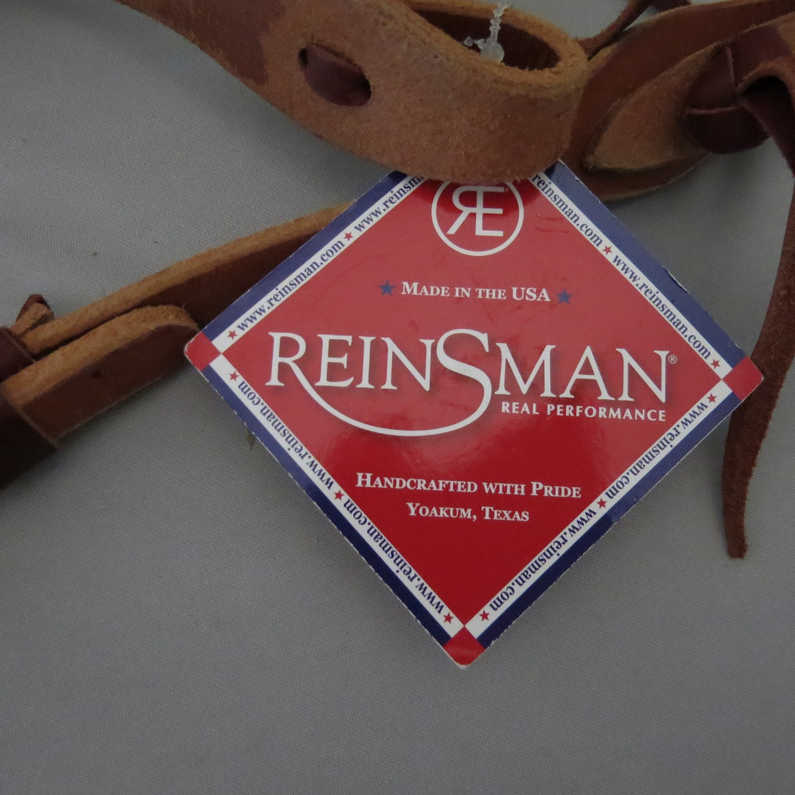 Reinsman Quick Change 5/8" Leather Slide Ear Headstall