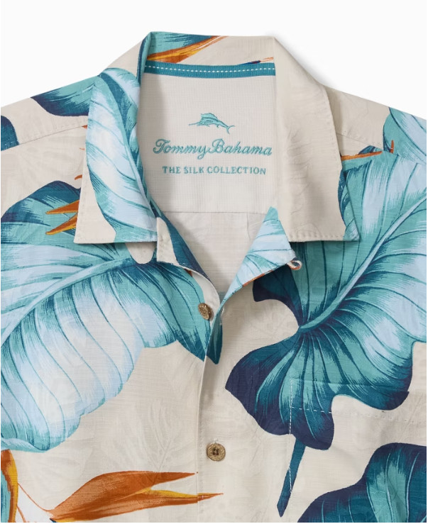 Tommy Bahama Garden of Hope and Courage Silk Camp Shirt