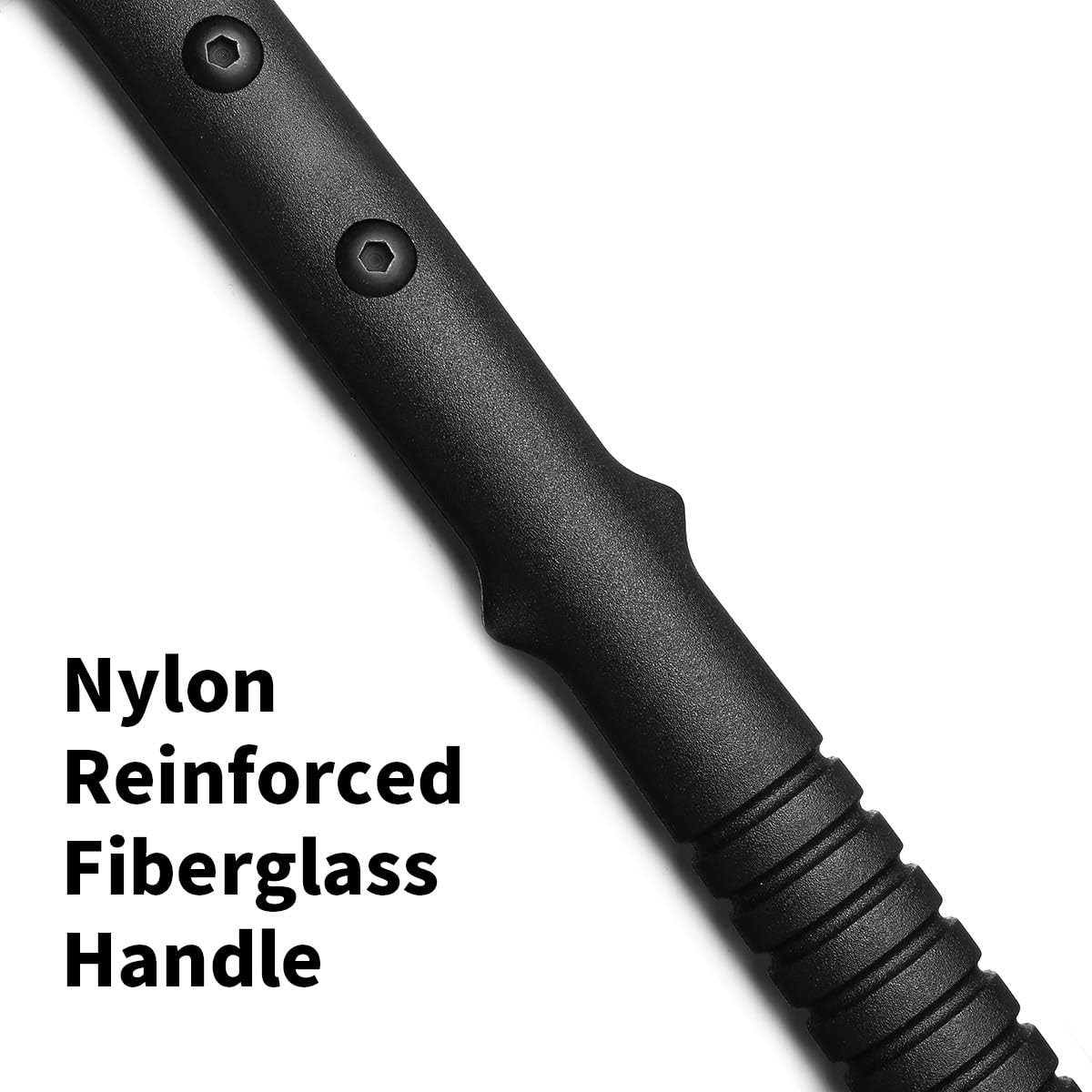 16" Camping Tactical Tomahawk Axe Hunting Survival Knife Tools w/ Nylon Sheath