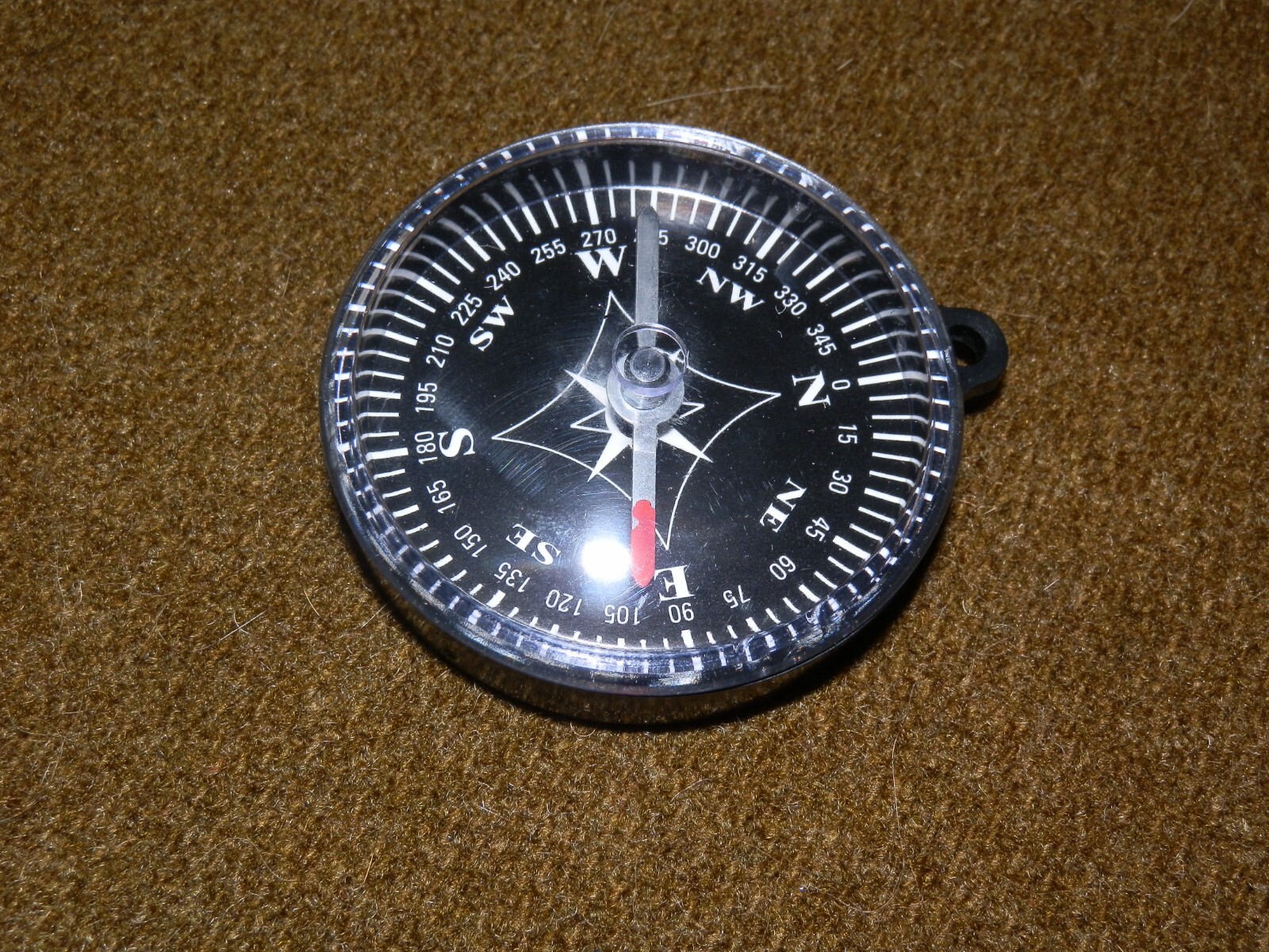 Lot Of Ten 2" Diameter Black Plastic Compass (es)