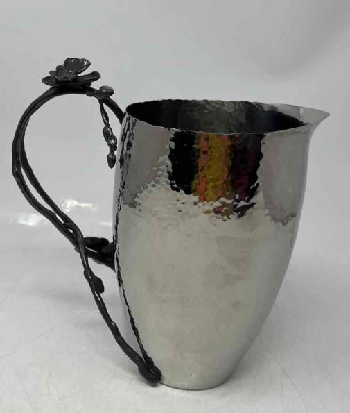 Michael Aram Black Orchid Pitcher Stainless Steel Black Nickelplate