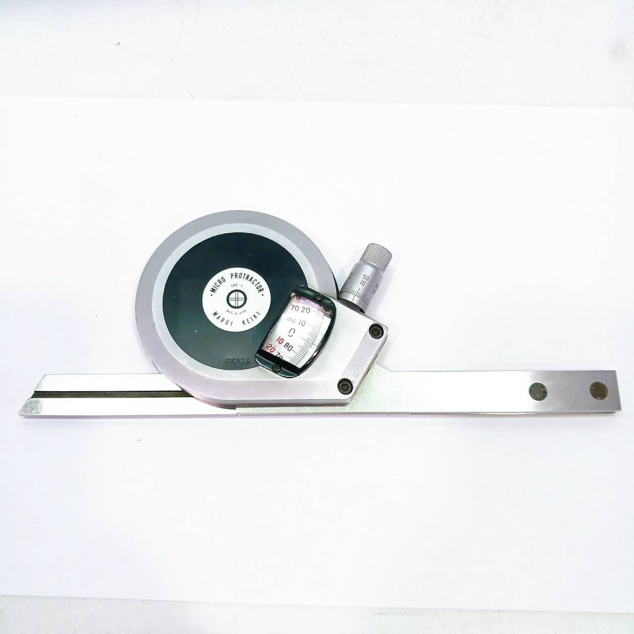 MARUI KEIKI Micro Protractor MP-101 Angle Gauge 0-360 degrees From Japan /AE243