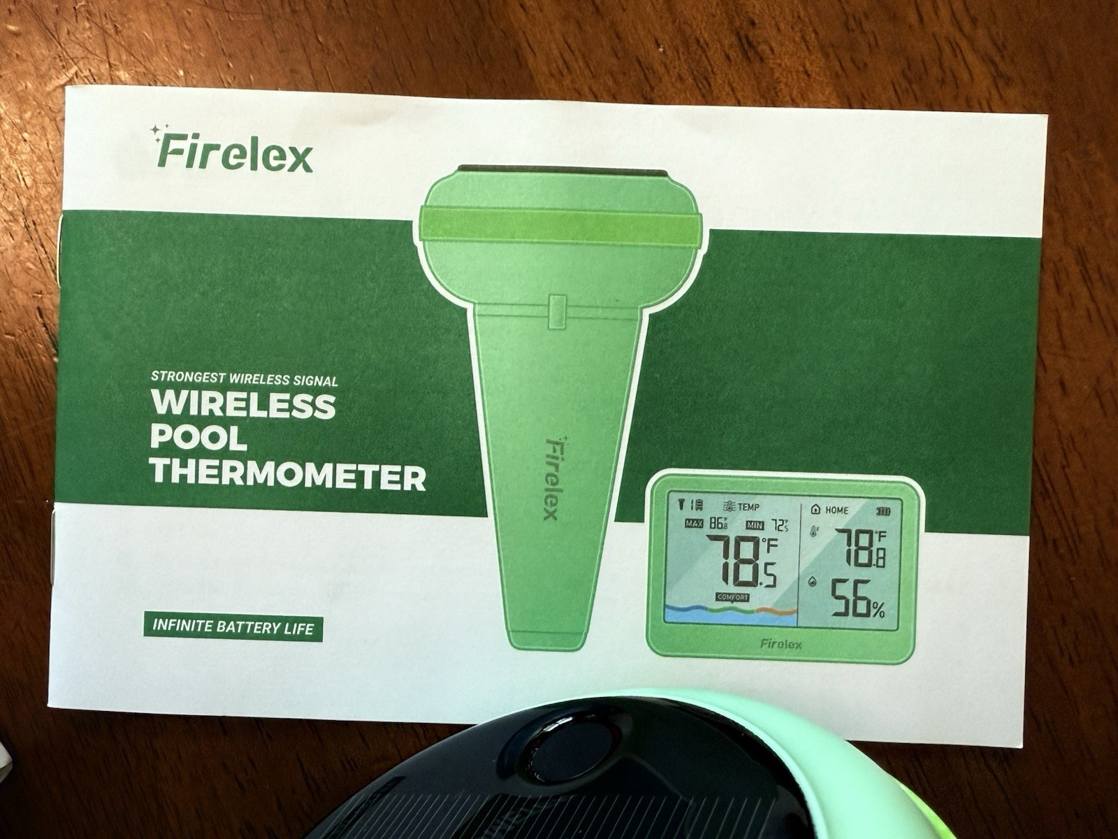 Firelex Wireless Solar Pool Thermometer Indoor & Outdoor Monitoring