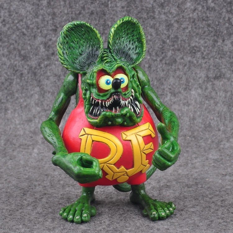 Rat Fink Action Figure Ed "Big Daddy" Roth Special Red Edition