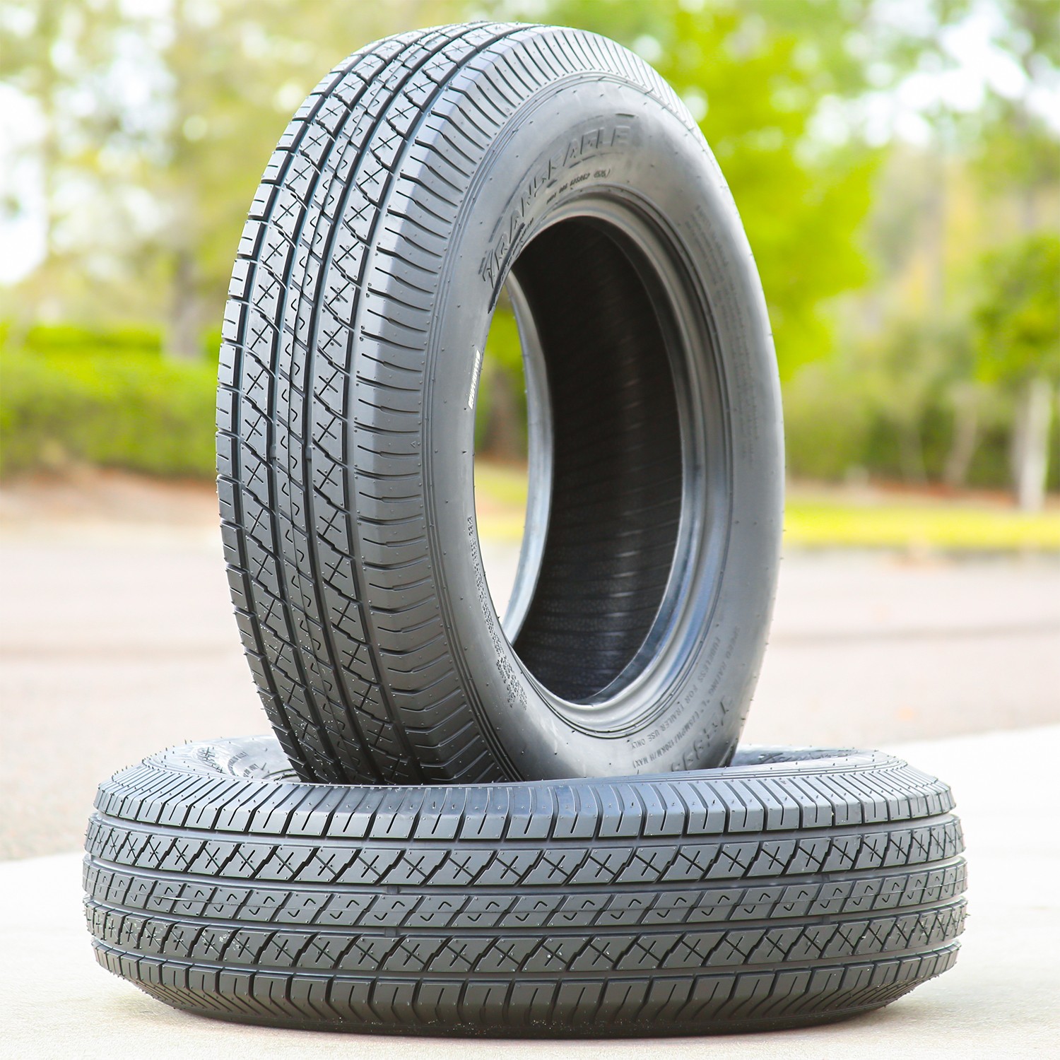 2 Tires Transeagle TE898 ST 205/75D15 Load C 6 Ply Trailer