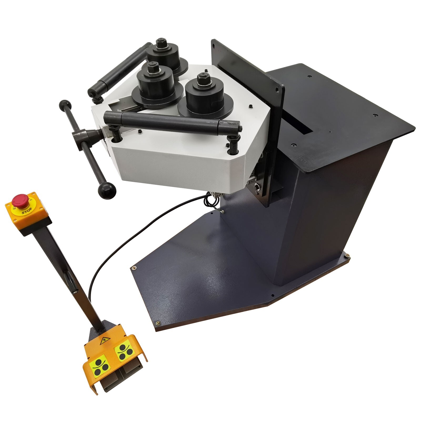 220V 3PH Pinch Roll Bender Round Bending Machine Pinch Roll Bender Iron Sheeter